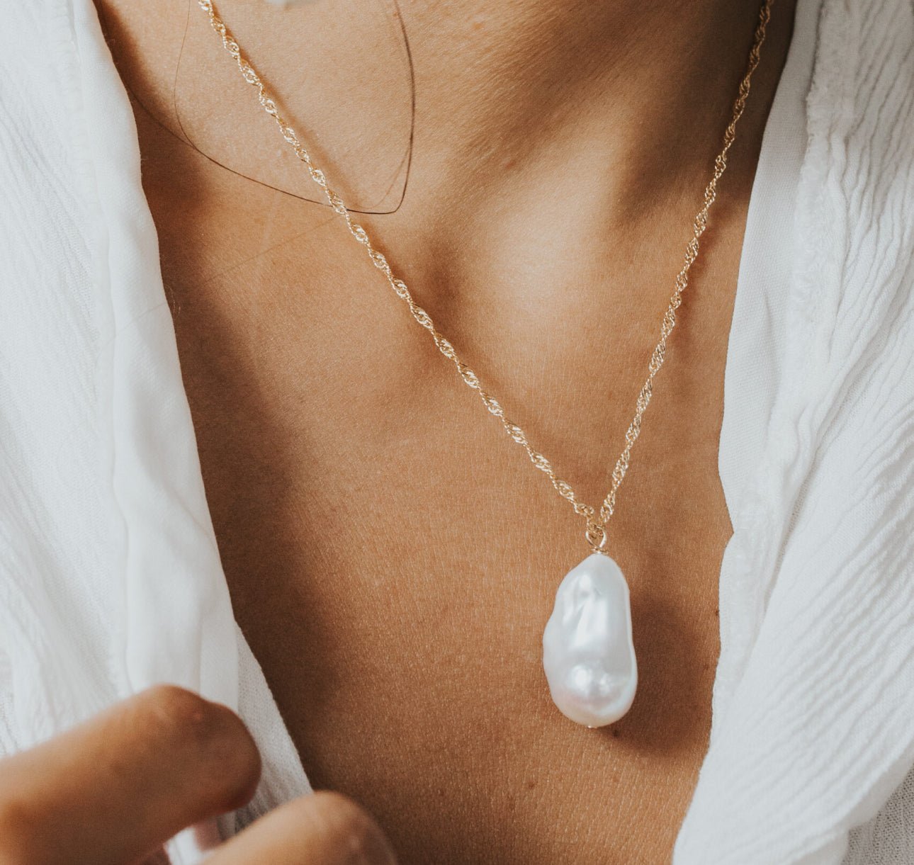 Nara Pearl Necklace - Zaya CollectiveNecklace