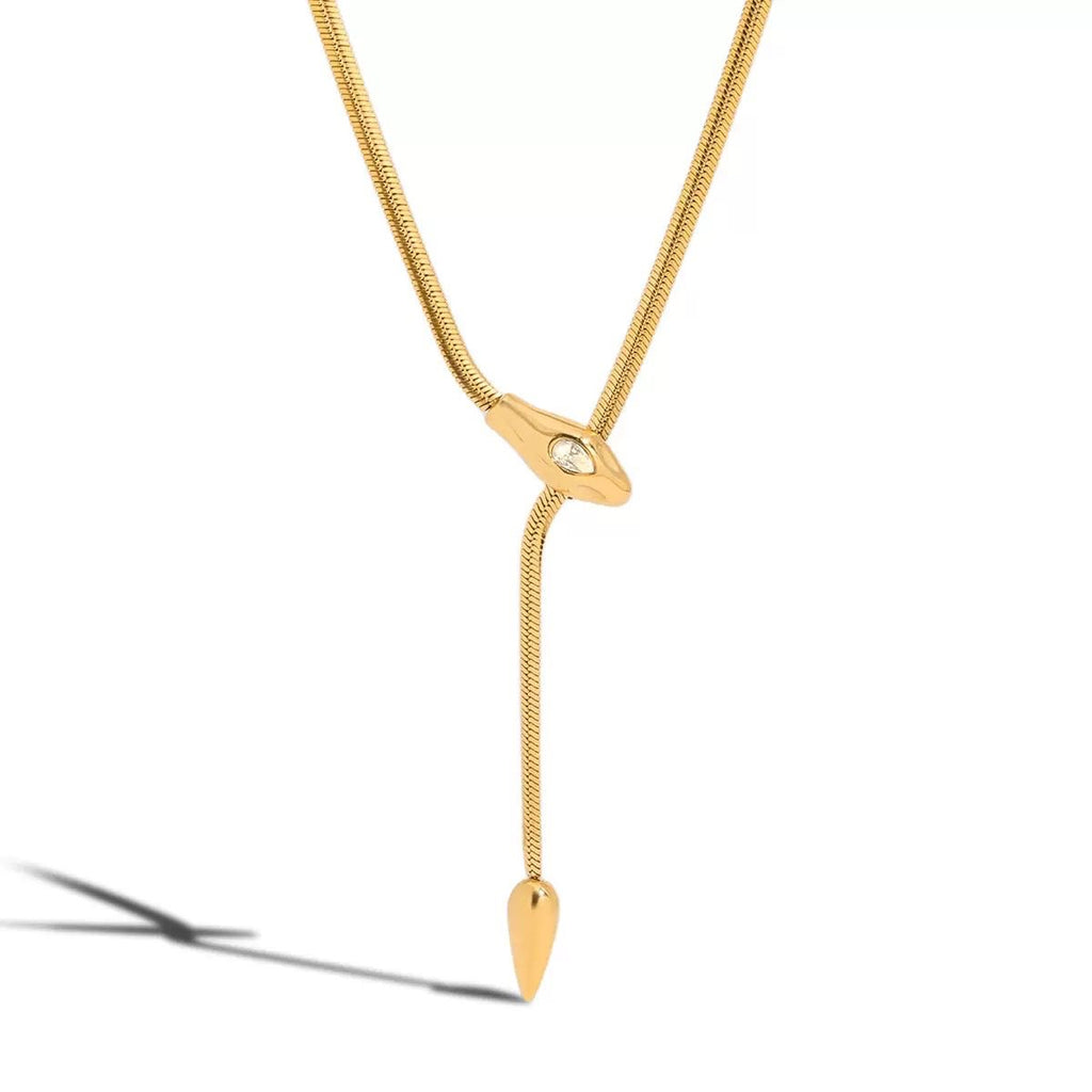Serpentina Lariat Necklace