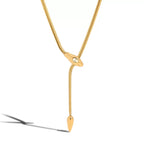 Serpentina Lariat Necklace