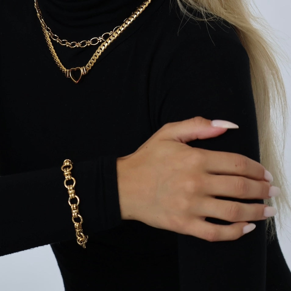 Sarah Chain Bracelet - Gold