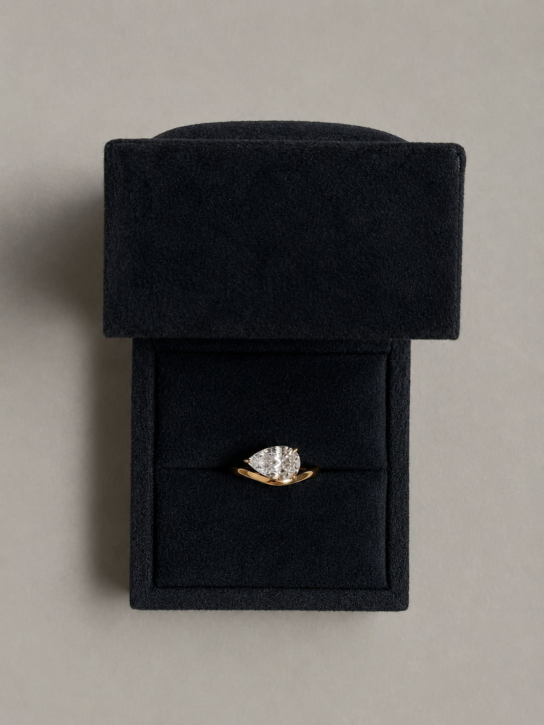 Kaia Pear Stone Ring