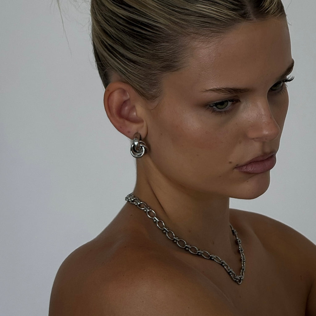 Lora Chain Necklace - Silver