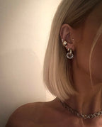Mila Chunky Ear Cuff - Silver
