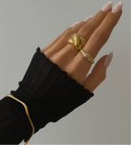 Cartia Cross Ring - Gold