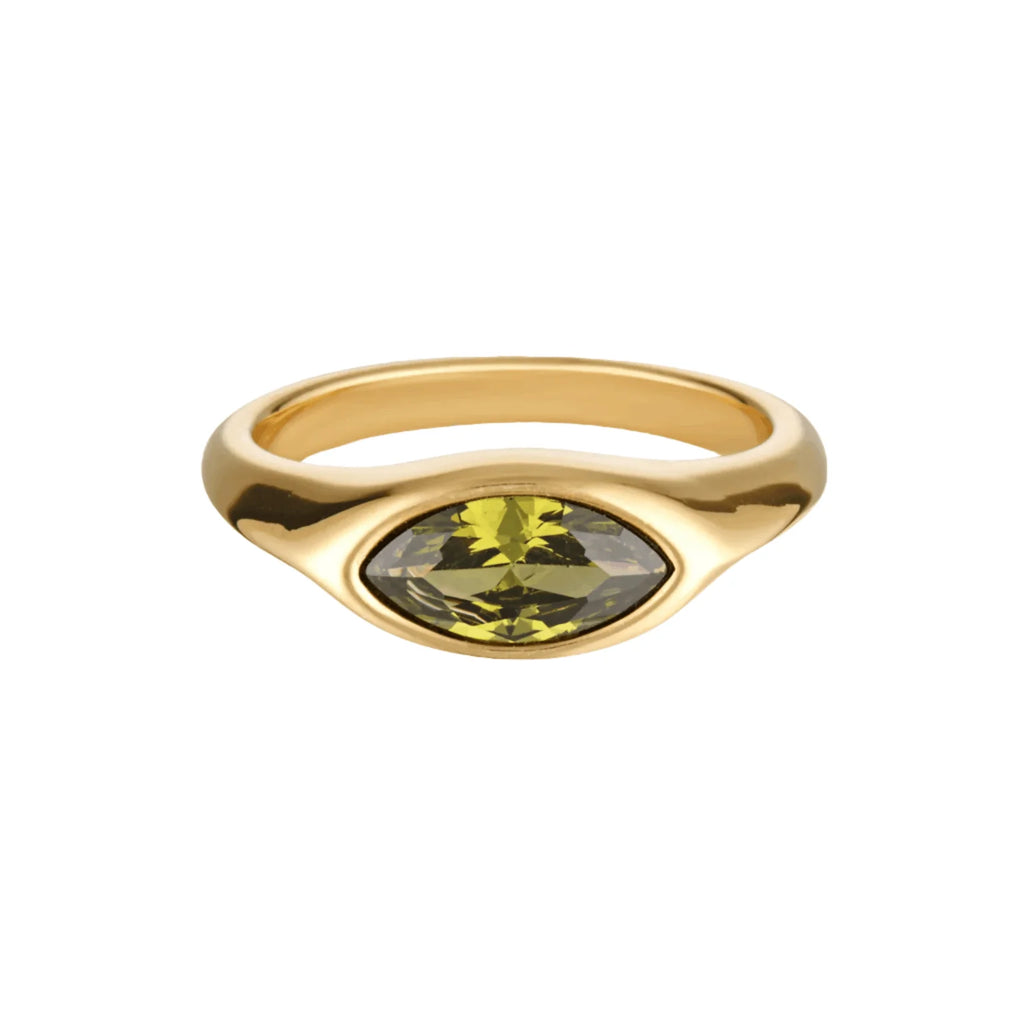 Olivine Peridot Ring