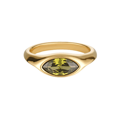 Olivine Peridot Ring