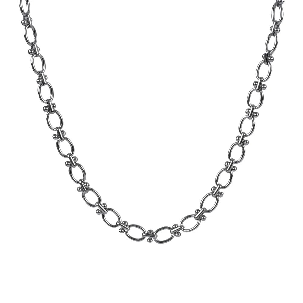 Lora Chain Necklace - Silver