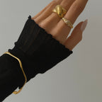 Tarni Sculpted Bracelet - Gold