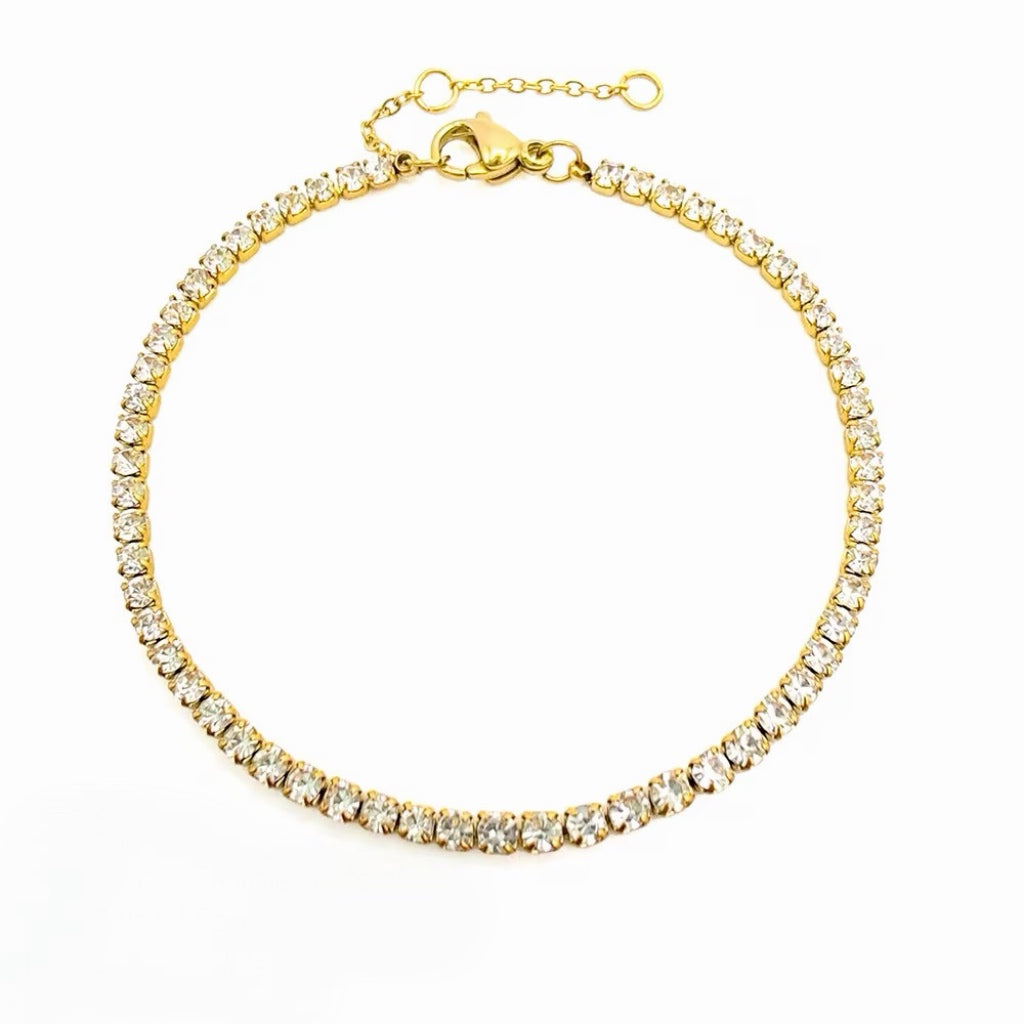 Sofira Tennis Bracelet - Gold