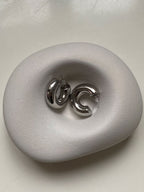Azura Hoop Earrings - Silver