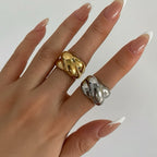 Cartia Cross Ring - Gold