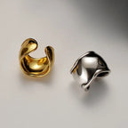 Mila Chunky Ear Cuff - Silver