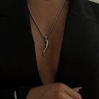 Chilli Snake Chain Necklace - Silver Zaya Collective