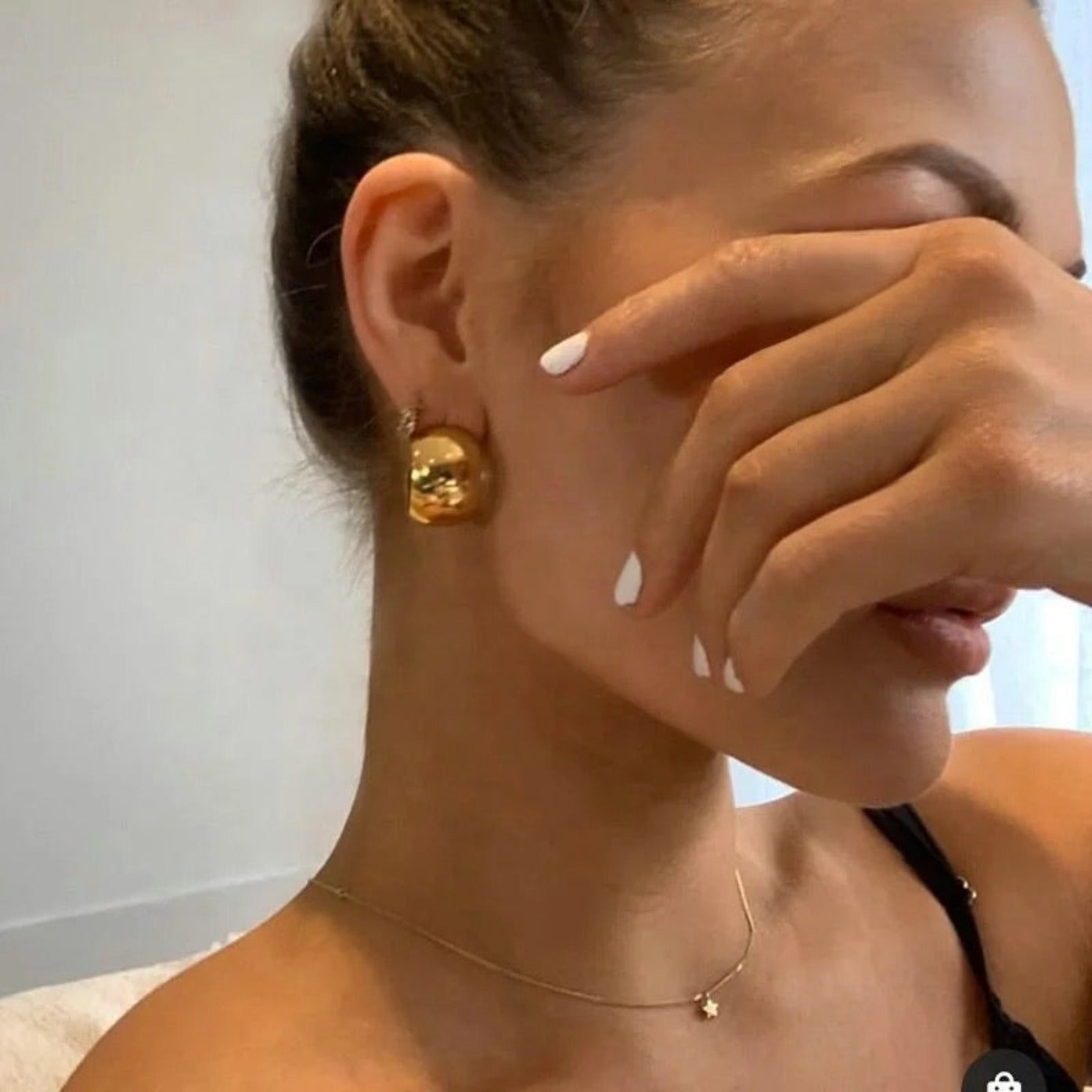 zaya collective earrings 18k gold filled bold earrings