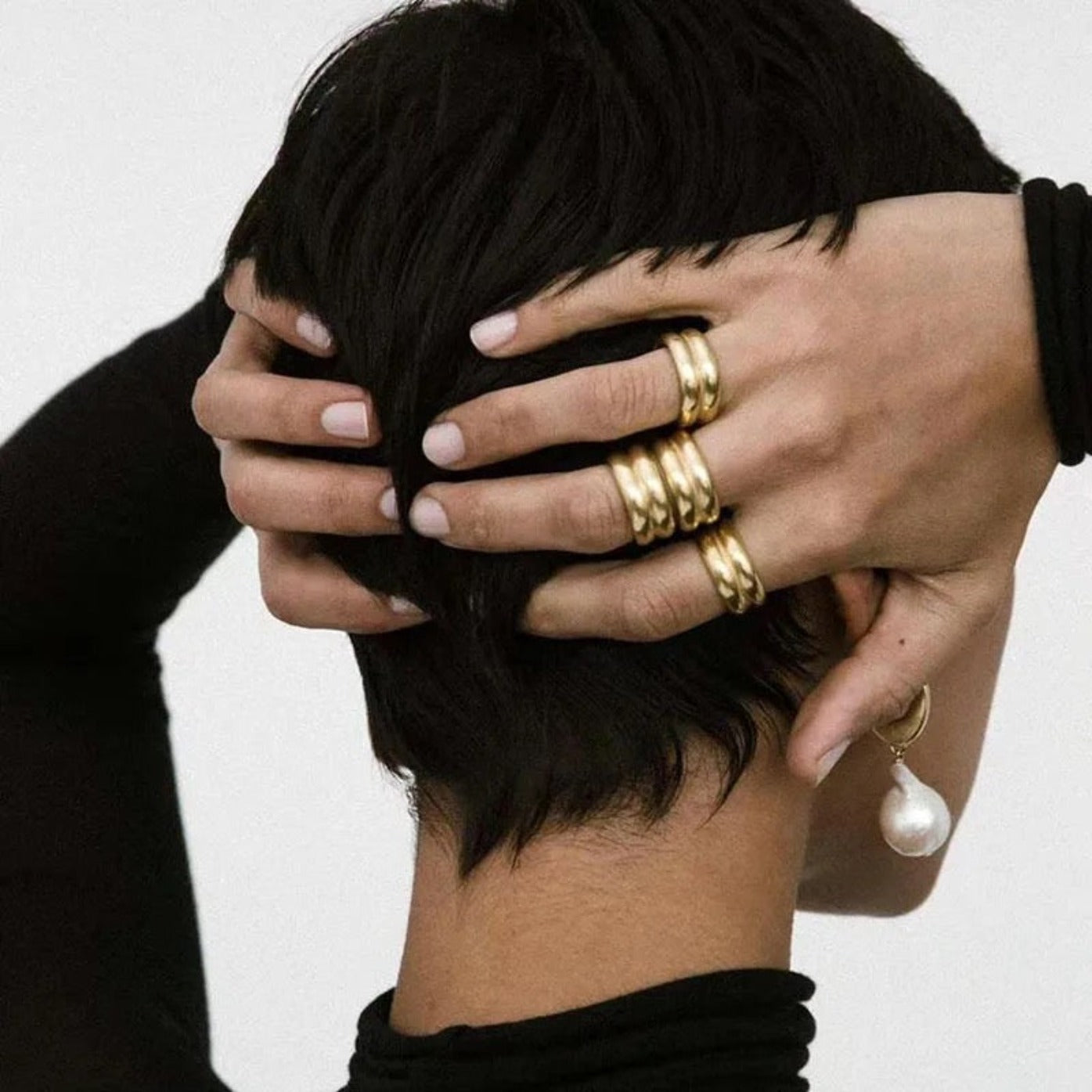 zaya collective 18k gold filled bold ring