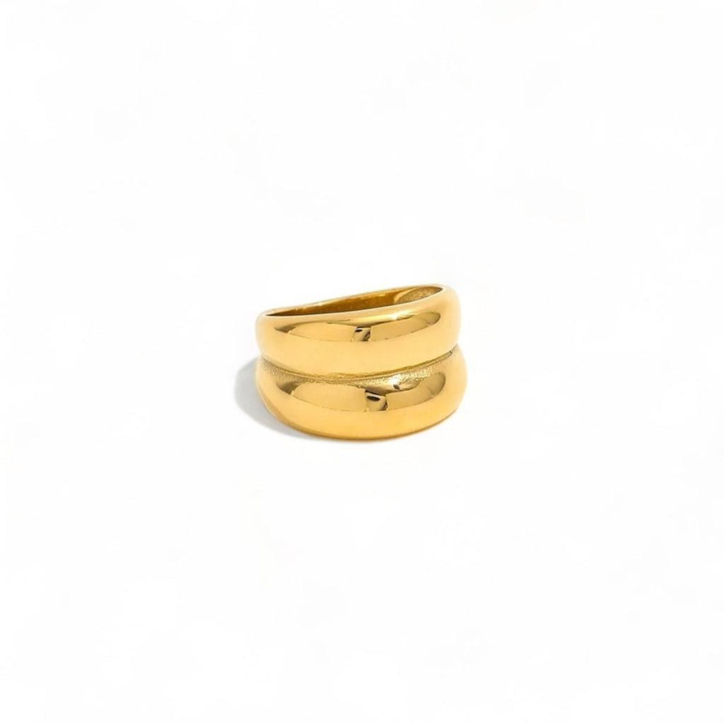 zaya collective 18k gold filled bold ring