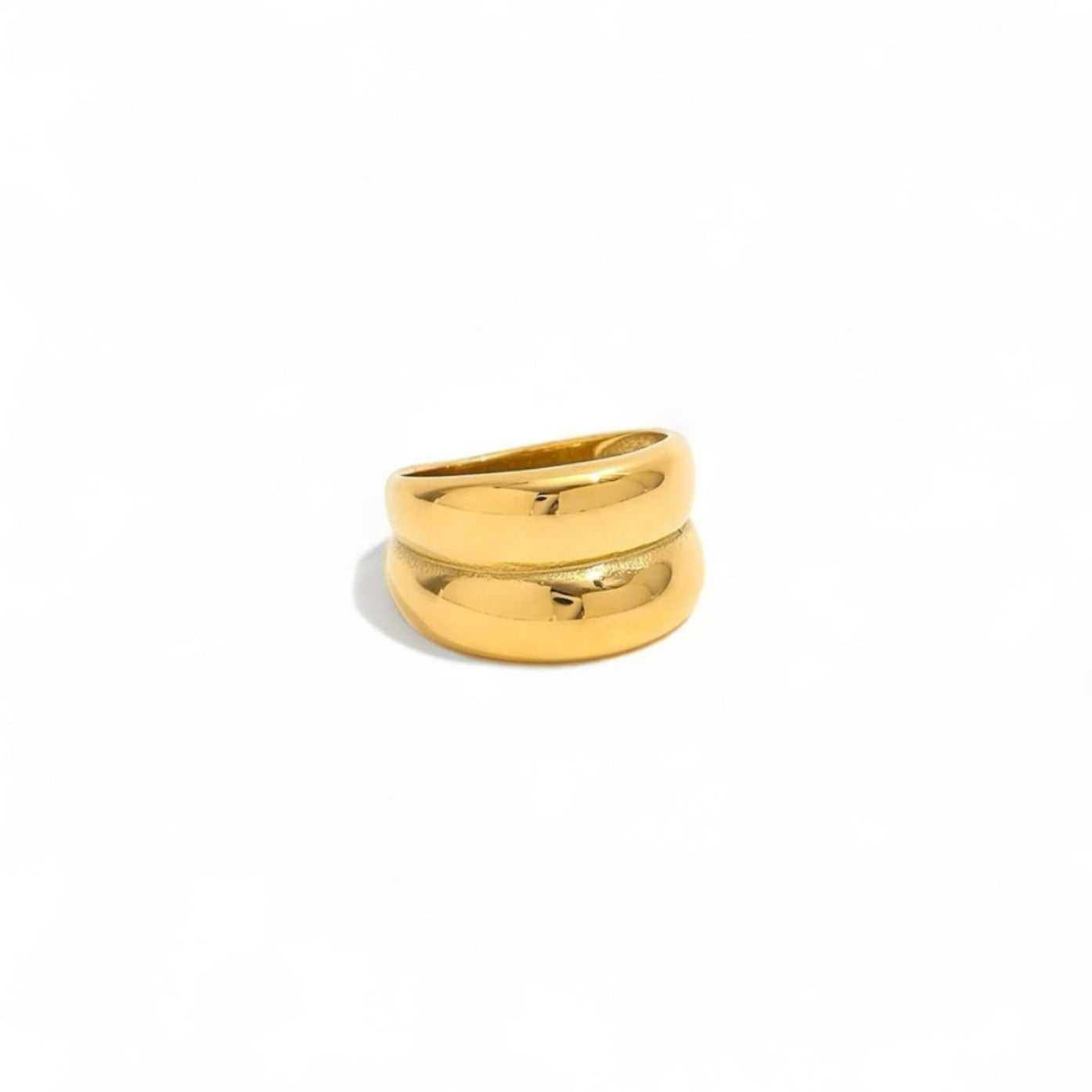 zaya collective 18k gold filled bold ring