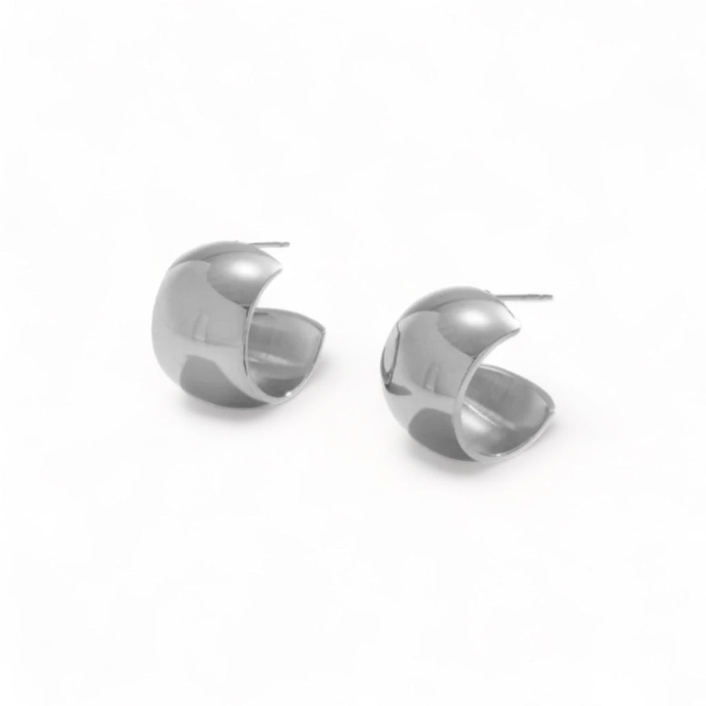 zaya collective earrings silver bold earrings