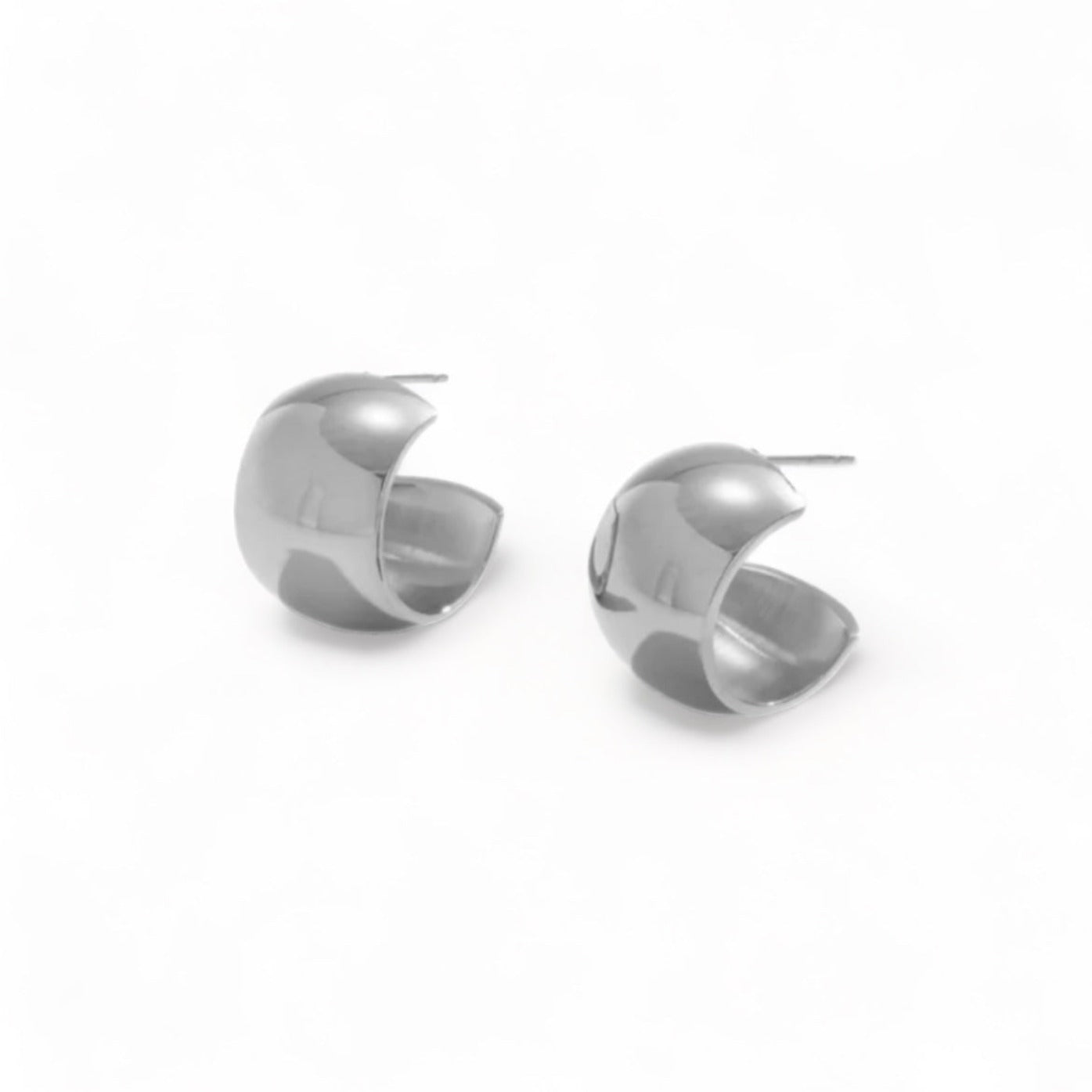 zaya collective earrings silver bold earrings