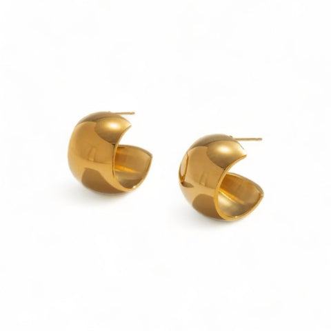 zaya collective earrings 18k gold filled bold earrings