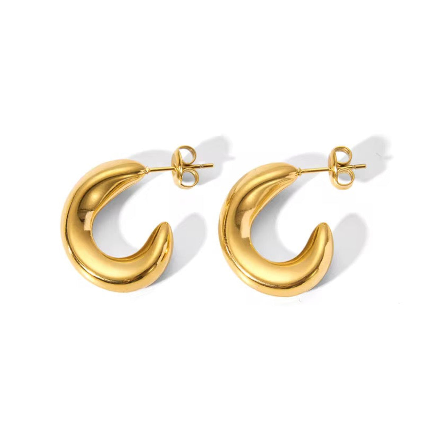 Tatia Hoop Earrings - Gold
