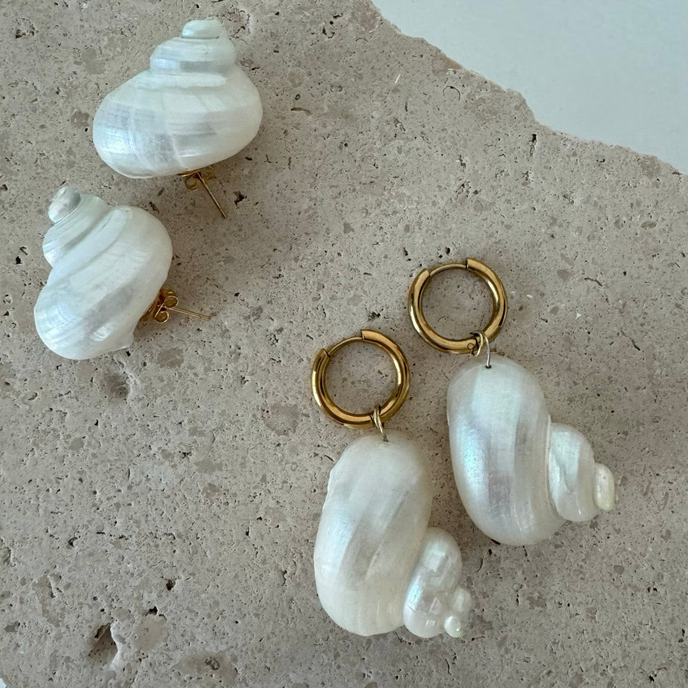 Zaya Collective Seaside Shell pearl jewellery