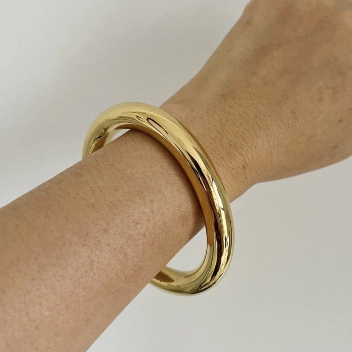 bold 18k filled gold bracelet