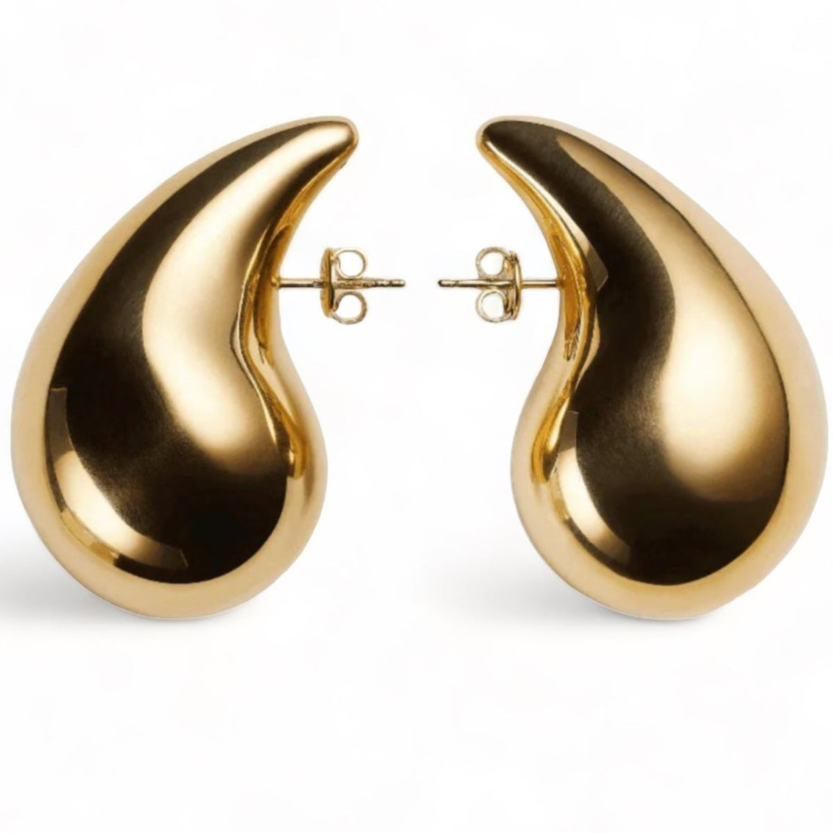 18k gold plated tear drop earrings