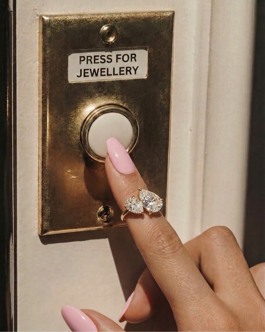 Emira Pear Two-Stone Ring
