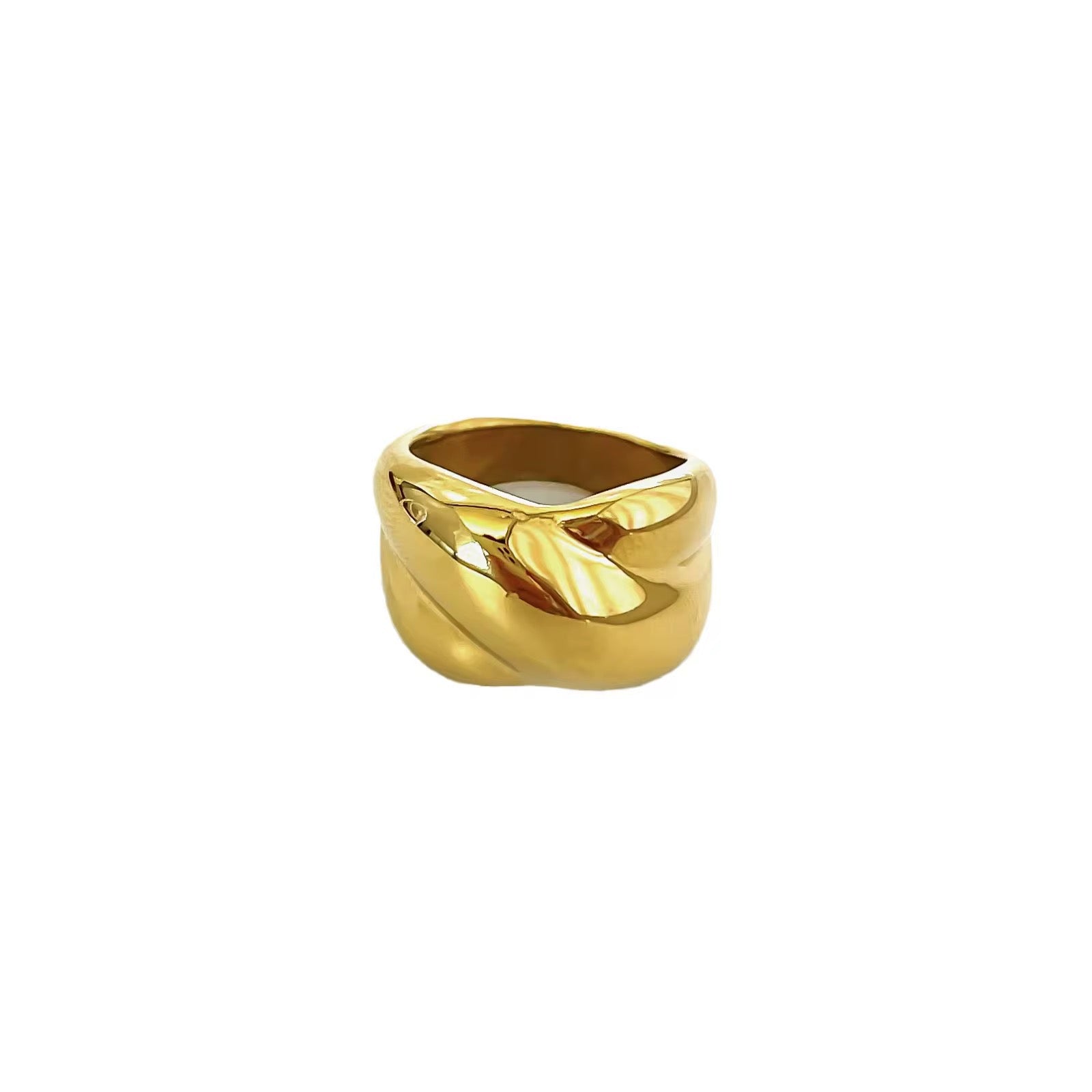 Cartia Cross Ring - Gold