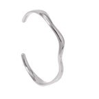 Tarni Sculpted Bracelet - Silver zaya collective