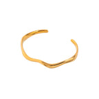 Tarni Sculpted Bracelet - Gold Zaya Collective