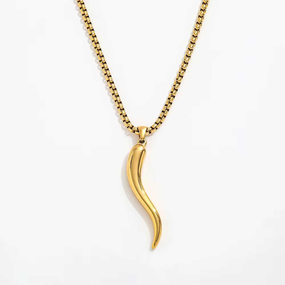 Chilli Snake Chain Necklace - Silver Zaya Collective