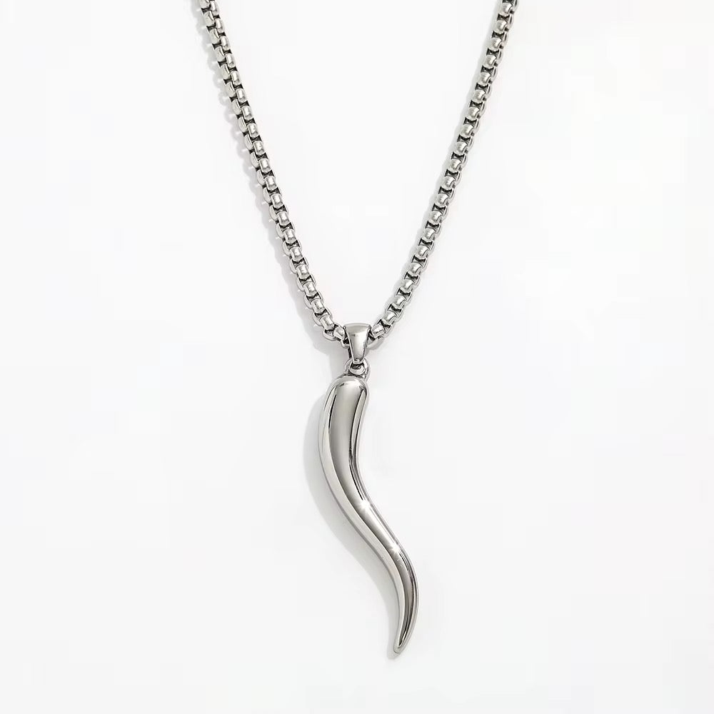Chilli Snake Chain Necklace - Silver Zaya Collective