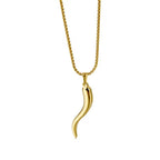 Chilli Snake Chain Necklace - Gold