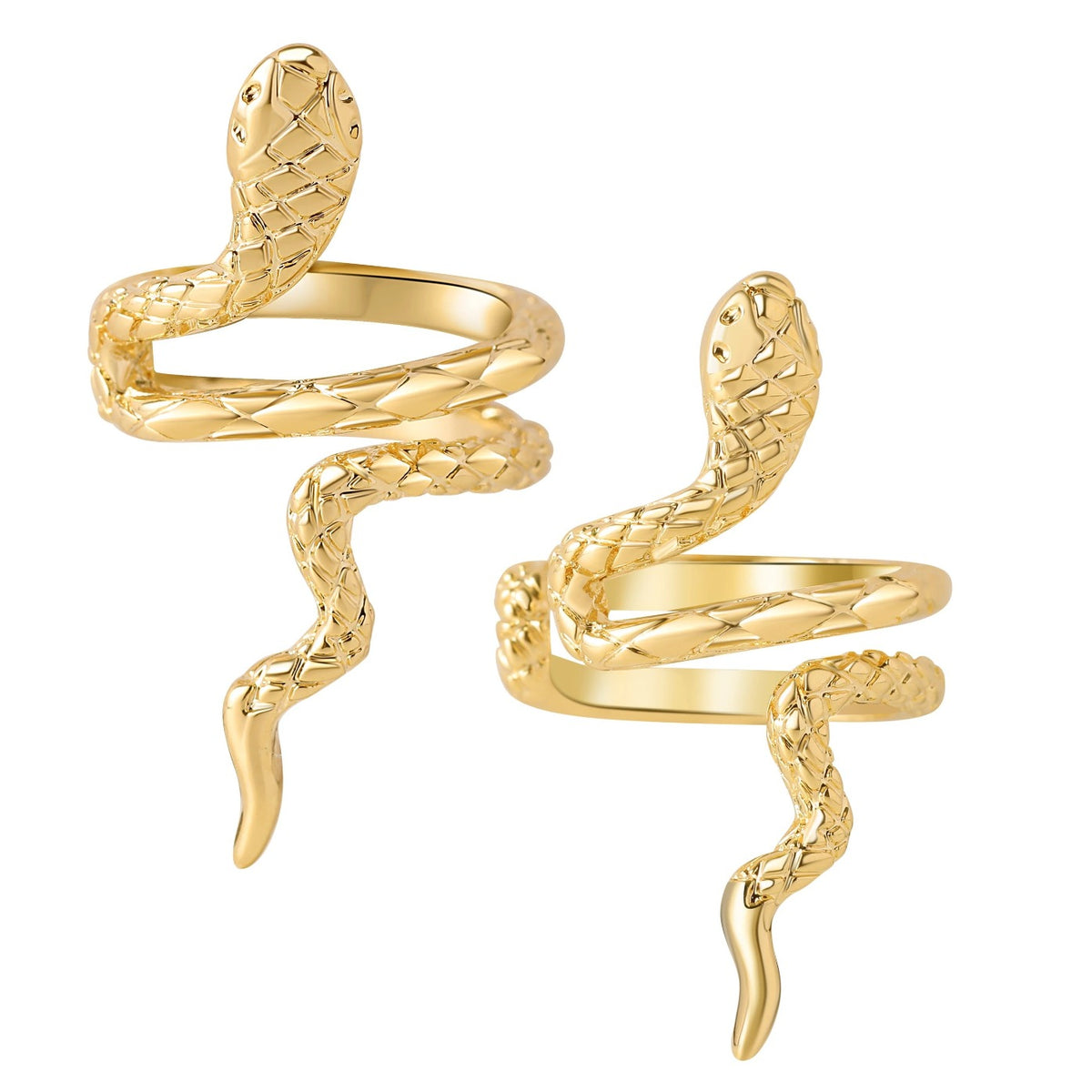 snake earring cuff 18k gold plated may-i reliquia frankly my dear
