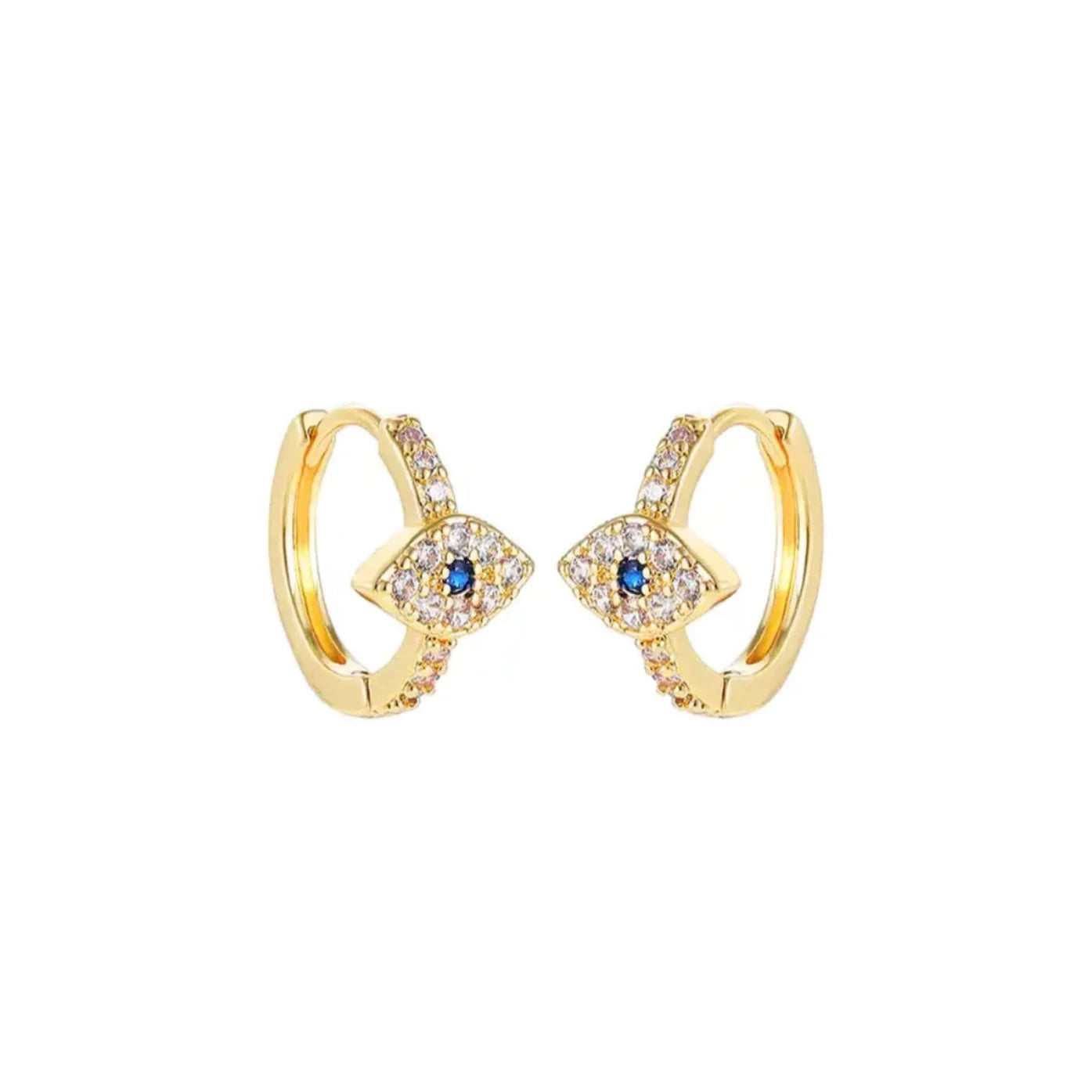evil eye huggies 18k gold may-i fandh reluiqia