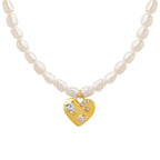 18k gold plated pearl heart necklace may-i reliquia fandh frankly my dear