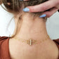 zaya collective 18k gold necklace separator 