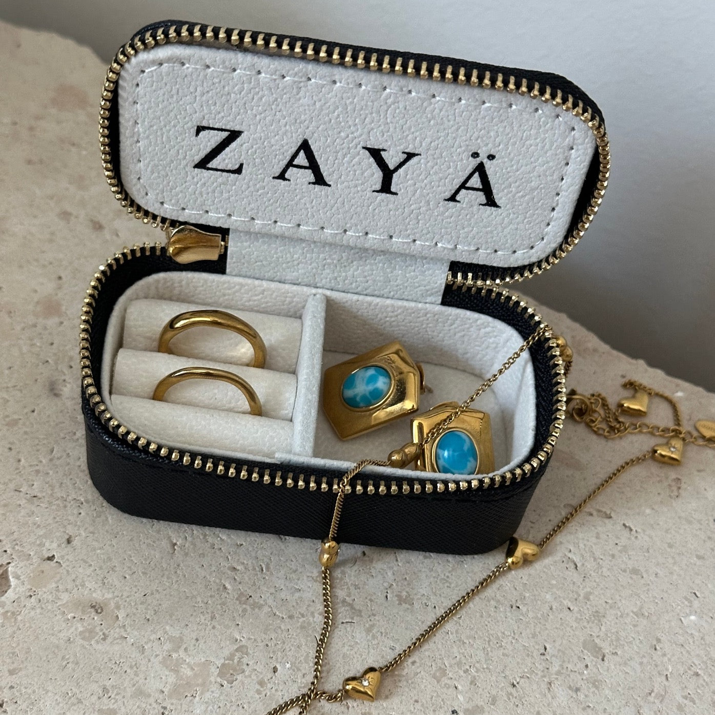 Leather Jewellery Organiser