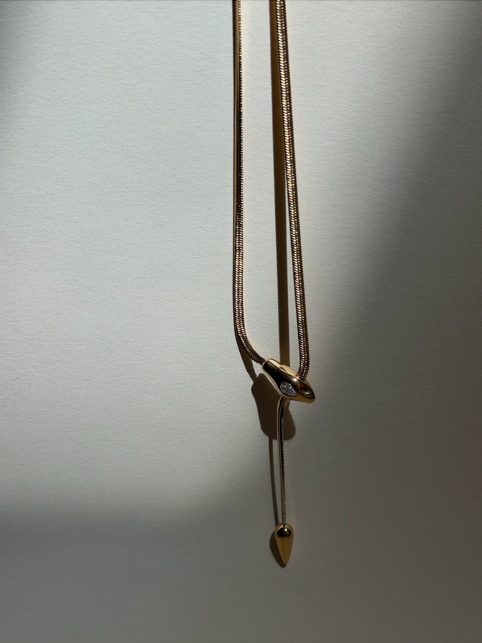 Serpentina Lariat Necklace