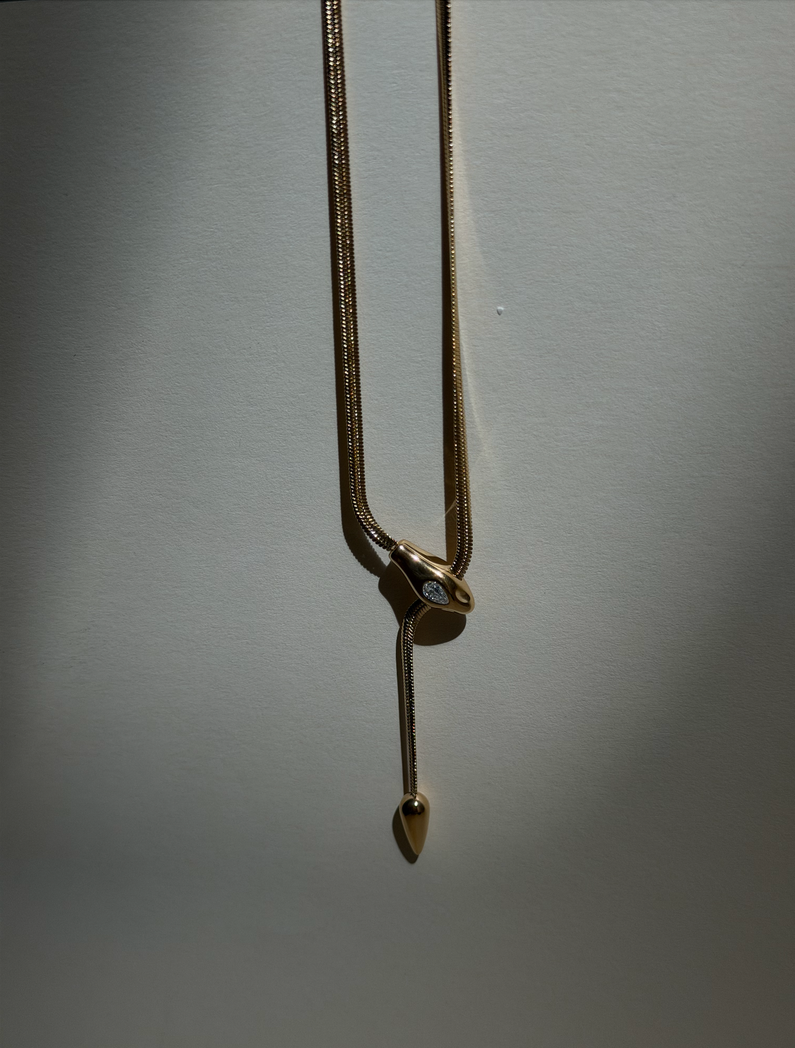 Serpentina Lariat Necklace