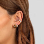 Stella ear cuff 18k gold plating zaya collective