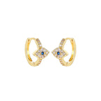 Mini Evil Eye Huggies - Zaya CollectiveEarrings