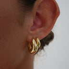 Nalu Huggies - Gold - Zaya CollectiveEarrings