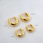 Nalu Huggies - Gold - Zaya CollectiveEarrings