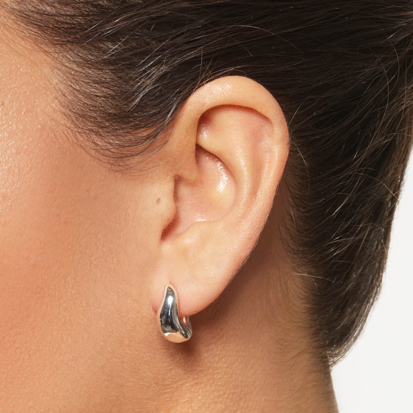 Nalu Huggies - Silver - Zaya CollectiveEarrings