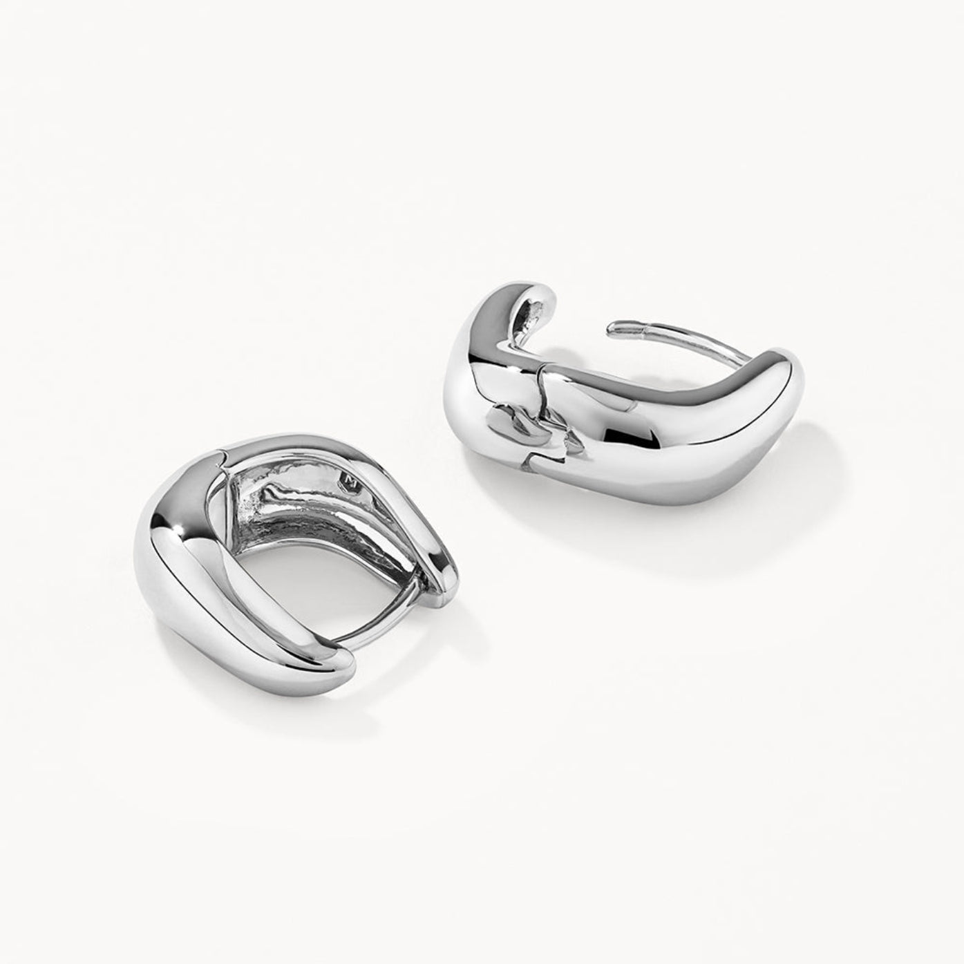 Nalu Huggies - Silver - Zaya CollectiveEarrings